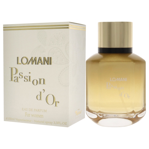Lomani Passion D'or by Lomani Eau De Parfum Spray 3.3 oz (Women)