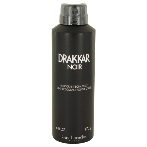 DRAKKAR NOIR by Guy Laroche Deodorant Body Spray 6 oz (177 ml) (Men)