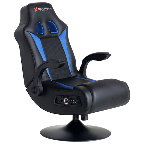 X-Rocker 2.1 Vibe Ergonomic Mid-Back Gaming Chair - Black : Gaming