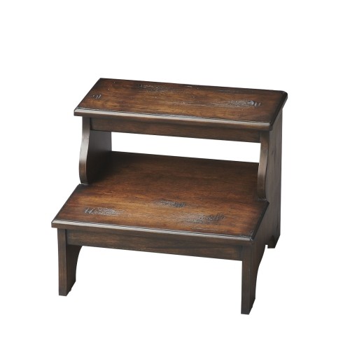 BUTLER  Distressed Praline Step Stool