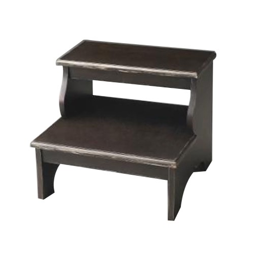 BUTLER  Distressed Brushed Sable Step Stool