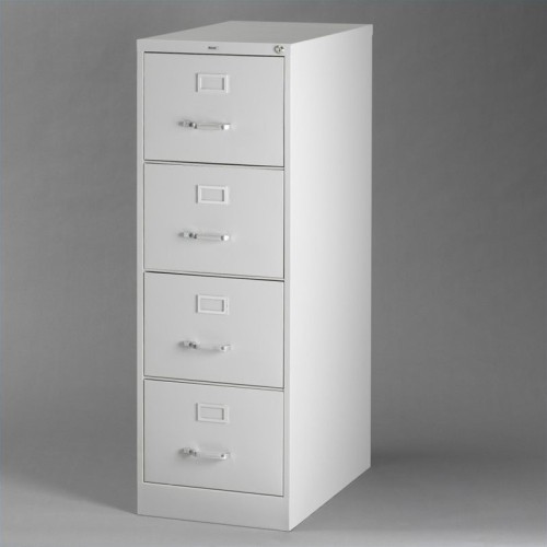 HIRSH INDUSTRIES LLC  3000 Series 4 Drawer Letter File Cabinet In In Gray