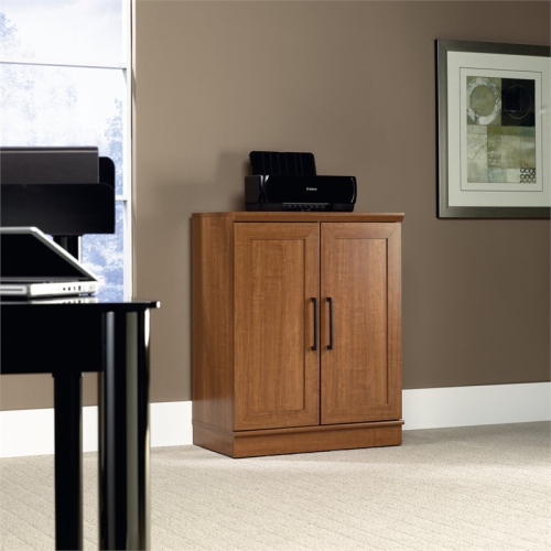 Sauder Homeplus Base Cabinet in Sienna Oak Finish