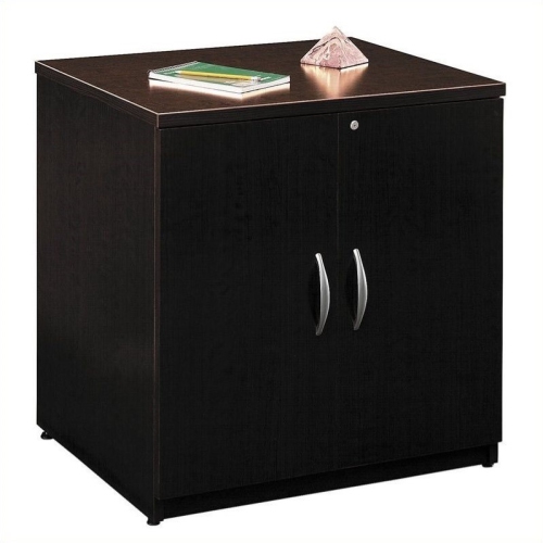 BBF Series C 30W Storage Cabinet In Mocha Cherry - Engineered Wood 