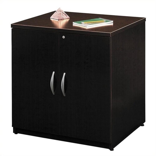 Series C 30W Storage Cabinet in Mocha Cherry - Engineered Wood