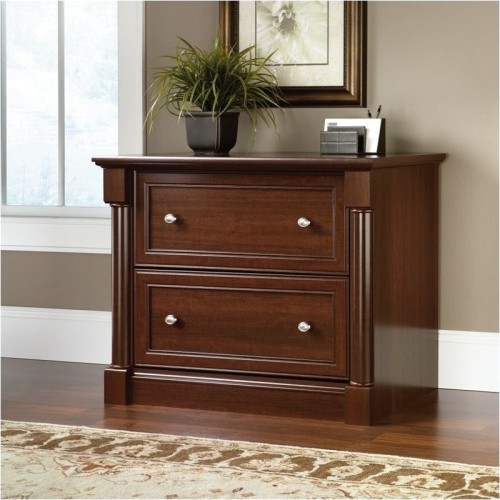 Pemberly Row Lateral File Cabinet in Select Cherry