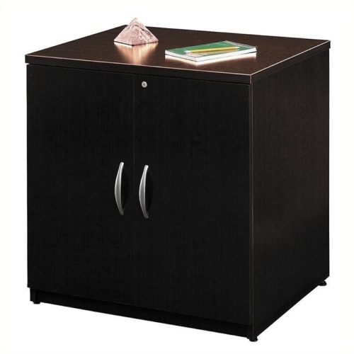 Bowery Hill Storage Cabinet in Mocha Cherry