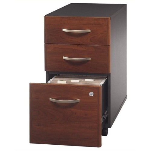 Bowery Hill 3 Drawer Mobile Pedestal in Hansen Cherry