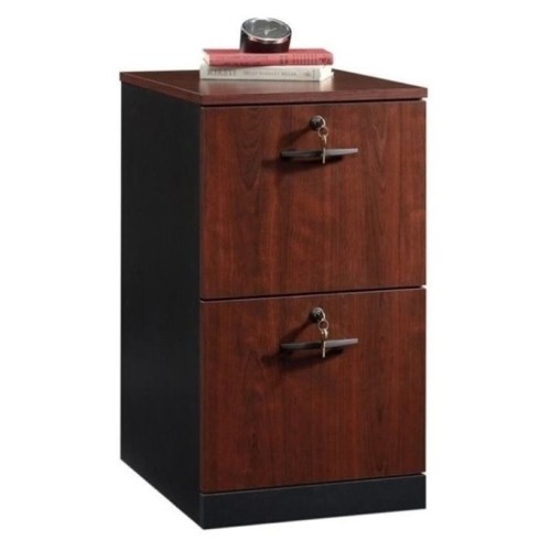 Bowery Hill 2 Drawer File Cabinet in Classic Cherry