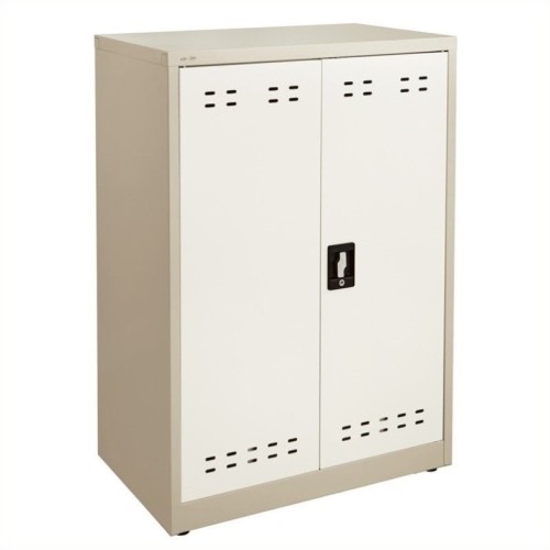 Safco 42 H Steel Storage Cabinet In Tan Best Buy Canada