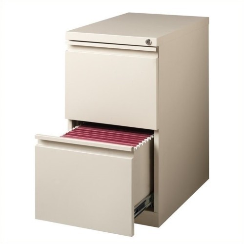 Pemberly Row 2 Drawer Mobile File Cabinet File in Putty