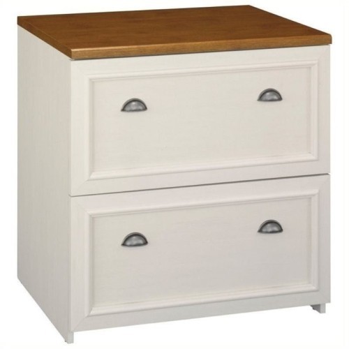 BOWERY HILL  2 Drawer Lateral File Cabinet In Antique White