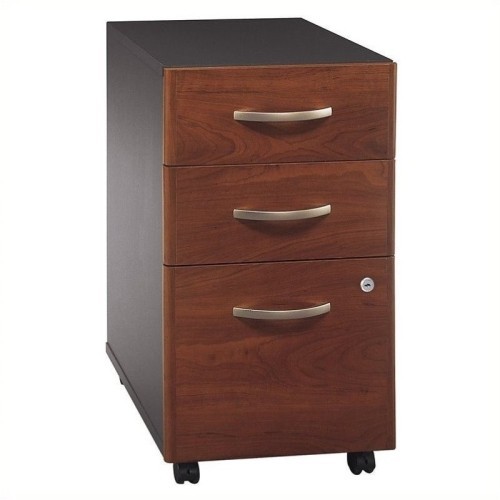 PEMBERLY ROW  3Dwr Mobile Pedestal In Hansen Cherry
