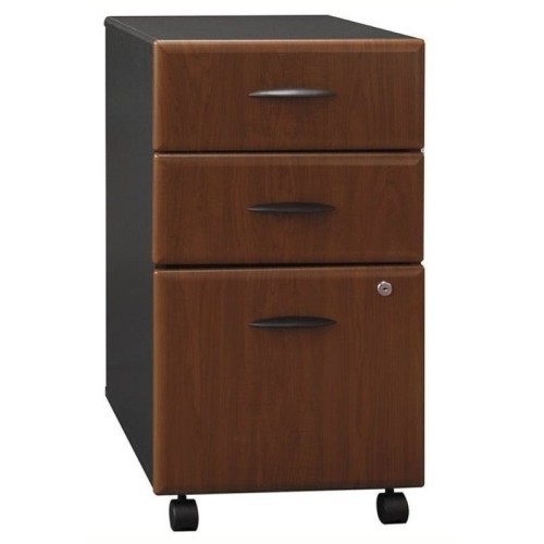 Bowery Hill 3 Drawer Mobile Pedestal in Hansen Cherry