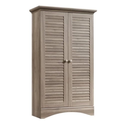 Sauder Harbor View Storage Cabinet in Salt Oak