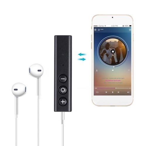 axGear Bluetooth Music Receiver Wireless Audio Cordless 3.5mm AUX Stereo Adapter