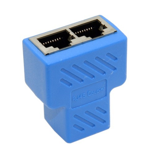 Répartiteur Ethernet RJ45 haute vitesse, connecteurs ABS Plug Play
