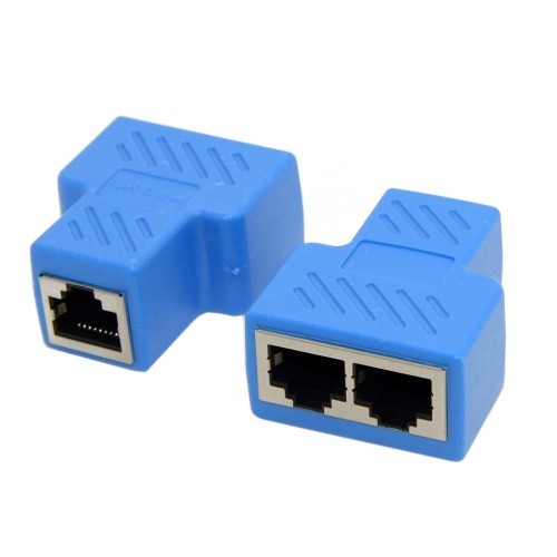 Répartiteur Ethernet / Répartiteur réseau - RJ45 - Lot de 2 pièces