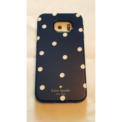 Katespade Fitted Hard Shell Case for Samsung Galaxy S6 Edge - Gold;Navy;Cream