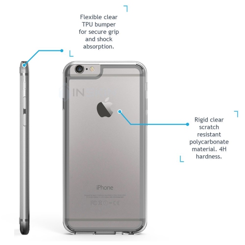 iPhone 6S Plus Case - Inskin [Crystalline] Scratch Resistant Clear Hybrid Case for Apple® iPhone® 6 Plus / iPhone 6S Plus 5.5'