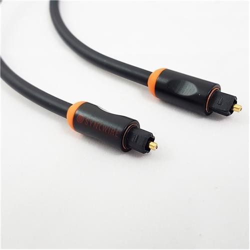 SyncWire Toslink Audio Optic Fiber Premium Cable Professional Metal Connectors Gold Plated 6 meters