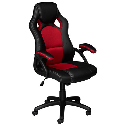 Brassex Eclipse Ergonomic Vinyl Gaming Chair Black Red Best