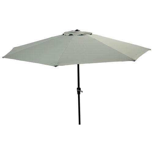 Parasol de patio octogonal de 8 pi Corriveau - Gris
