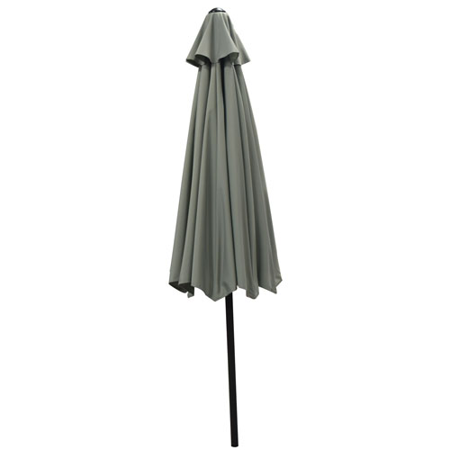 Parasol de patio octogonal de 8 pi Corriveau - Gris
