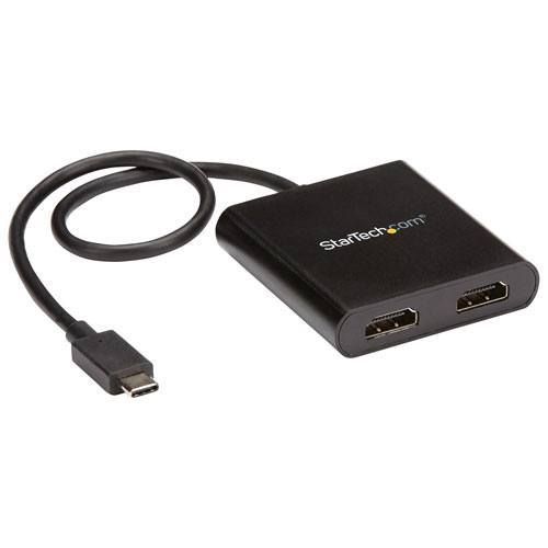 Adaptateur USB-C à deux ports HDMI de StarTech