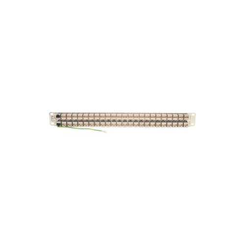 Tripp Lite 48-Port 1U Rack-Mount STP Shielded Cat6a Feedthrough Patch Panel, RJ45 Ethernet