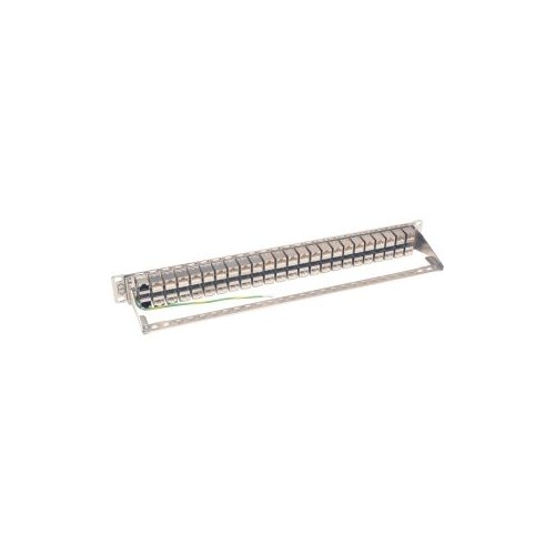 Tripp Lite 48-Port 1U Rack-Mount STP Shielded Cat6a Feedthrough Patch Panel, RJ45 Ethernet