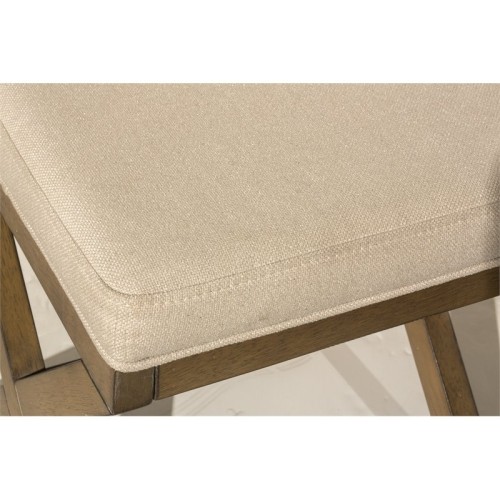 Hillsdale Somerset Vanity Stool in Driftwood