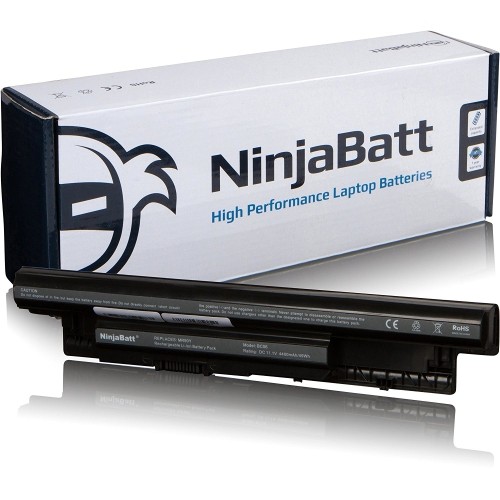 NINJABATT  Laptop Battery for Dell Mr90Y Xcmrd V8Vnt 6Hy59 Fw1Mn 9K1Vp 312-1387 312-1433 4Dmng 4Wy7C 0Mf69 W6Xnm Xrdw2 T1G4M G0