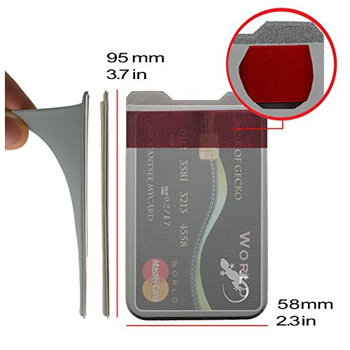 Gecko Travel Tech Wallet Case - White;Gray