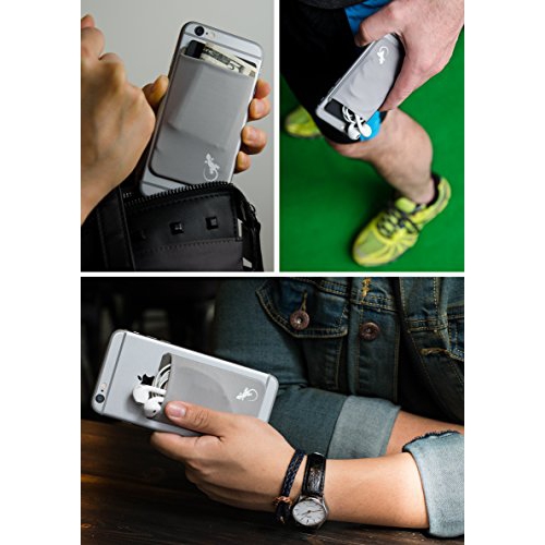 Gecko Travel Tech Wallet Case - White;Gray