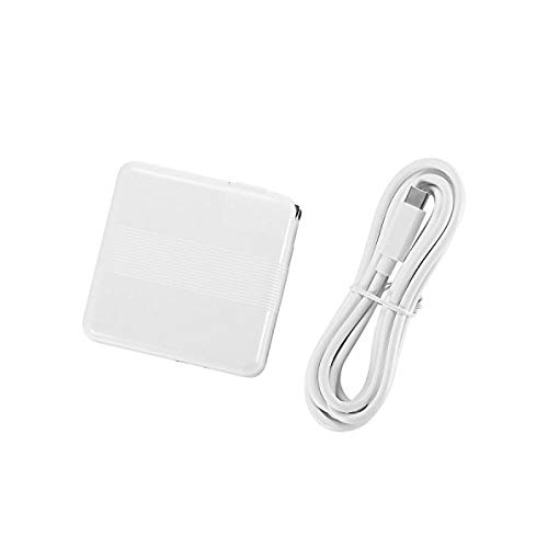 29W USB C Power Adapter for Apple MacBook 12-inch ,Replacement Power Adapter Charger with USB-C to USB-C Charge Cable(White)