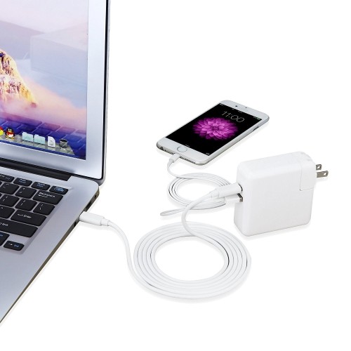 29W USB C Power Adapter for Apple MacBook 12-inch ,Replacement Power Adapter Charger with USB-C to USB-C Charge Cable(White)