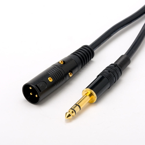 1.5ft Premier Series XLR Male to 1/4inch TRS Male 16AWG Cable - Monoprice®