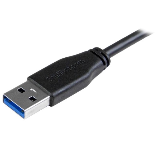 StarTech 0.5m Slim Left-Angle Micro USB 3.0 Cable - M/M - USB 3.1 Gen 1