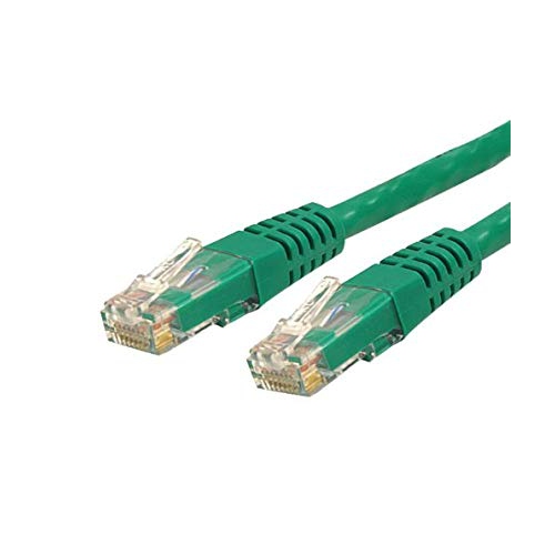 STARTECH Cat6 Ethernet Cable - 10 Ft - Green - Patch Cable - Molded Cat6 Cable - Network Cable - Ethernet Cord - Cat 6 Cable - 10Ft