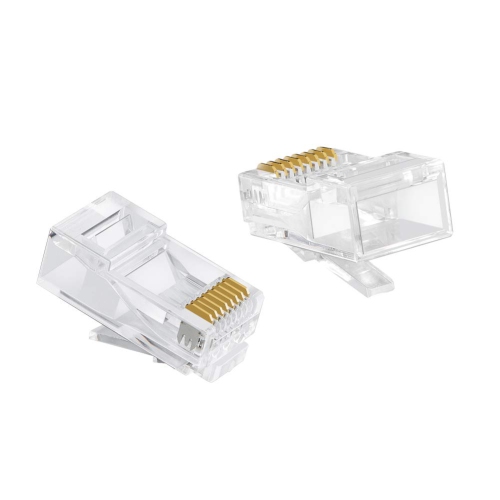 CableCreation 10-PACK Cat 6 RJ45 Connector, UTP Network Plug, Transparent