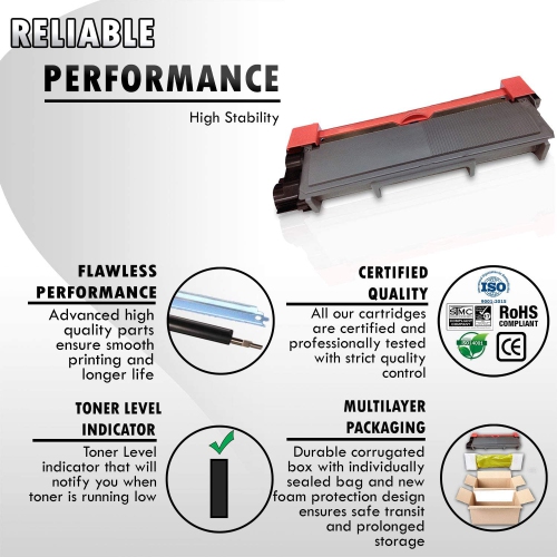 High Yield Inkfirst® Compatible Toner Cartridge TN-660 TN660 Replacement for Brother TN-660 Black DCP-L2520DW DCP-L2540DW