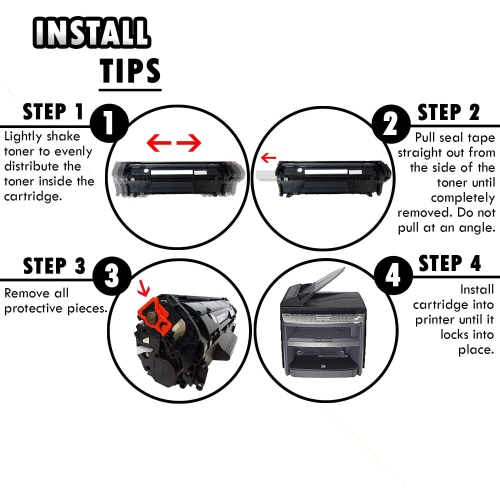3 Inkfirst Compatible Toner Cartridges Replacement for Canon 104 FX9 FX10 0263B001AA FAXPHONE L100 L120 L90 imageCLASS