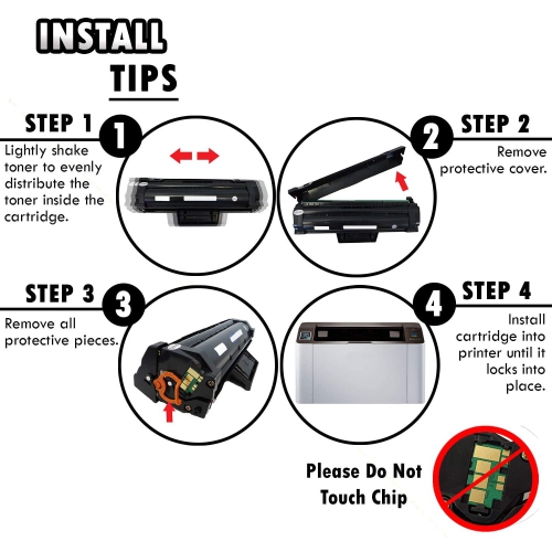 2 Inkfirst® Compatible Toner Cartridges D111S MLT-D111S Replacement for Samsung Xpress M2070 M2071 M2020 M2021 M2022