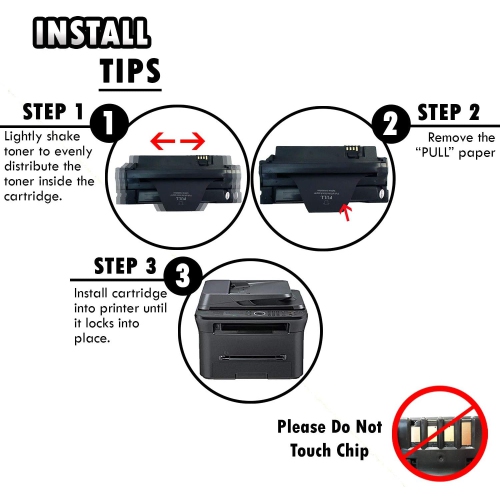 2 Inkfirst® High Yield Compatible Toner Cartridges MLT-D105L D105L Replacement for Samsung SCX-4600 SF-650 ML2525 SCX-4623