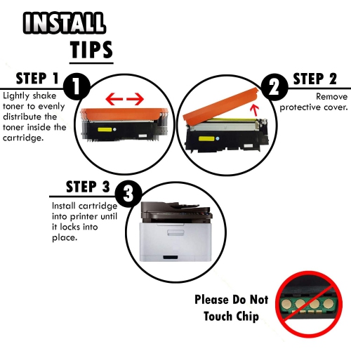 Inkfirst® Yellow Compatible Toner Cartridge CLT-Y406S 406S Replacement for Samsung CLP-360 CLP-365 CLX-3305 Xpress C410W