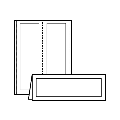 Avery Printable Large Tent Cards, Embossed, Two-Sided Printing, 3-1/2" x 11", 50 Cards (5309)