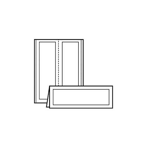 Avery Printable Large Tent Cards, Embossed, Two-Sided Printing, 3-1/2" x 11", 50 Cards (5309)