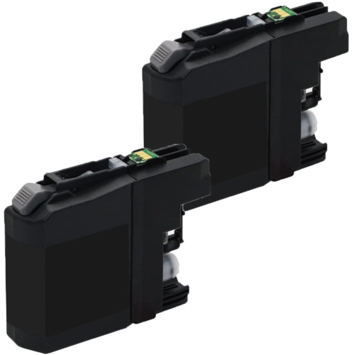 2 Inkfirst® Compatible Black Ink Cartridge LC203XLBK LC203 BK Replacement for Brother LC203XL MFC-J680DW MFC-J880DW