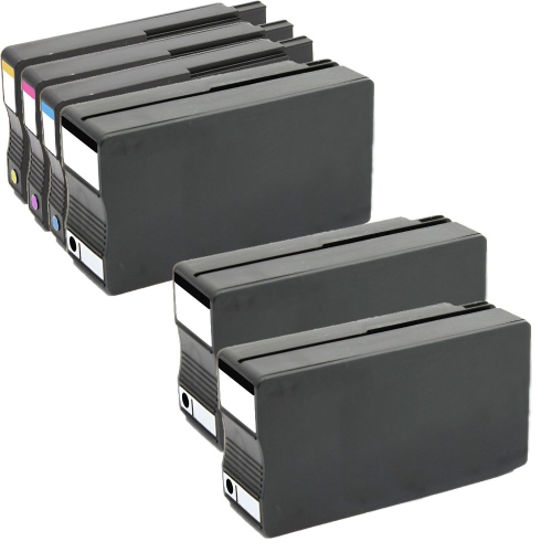 6 Inkfirst Compatible Ink Cartridges Replacement for HP 950XL 951XL CN045AN CN046AN CN047AN CN048AN OfficeJet 8600 1SET+2BK